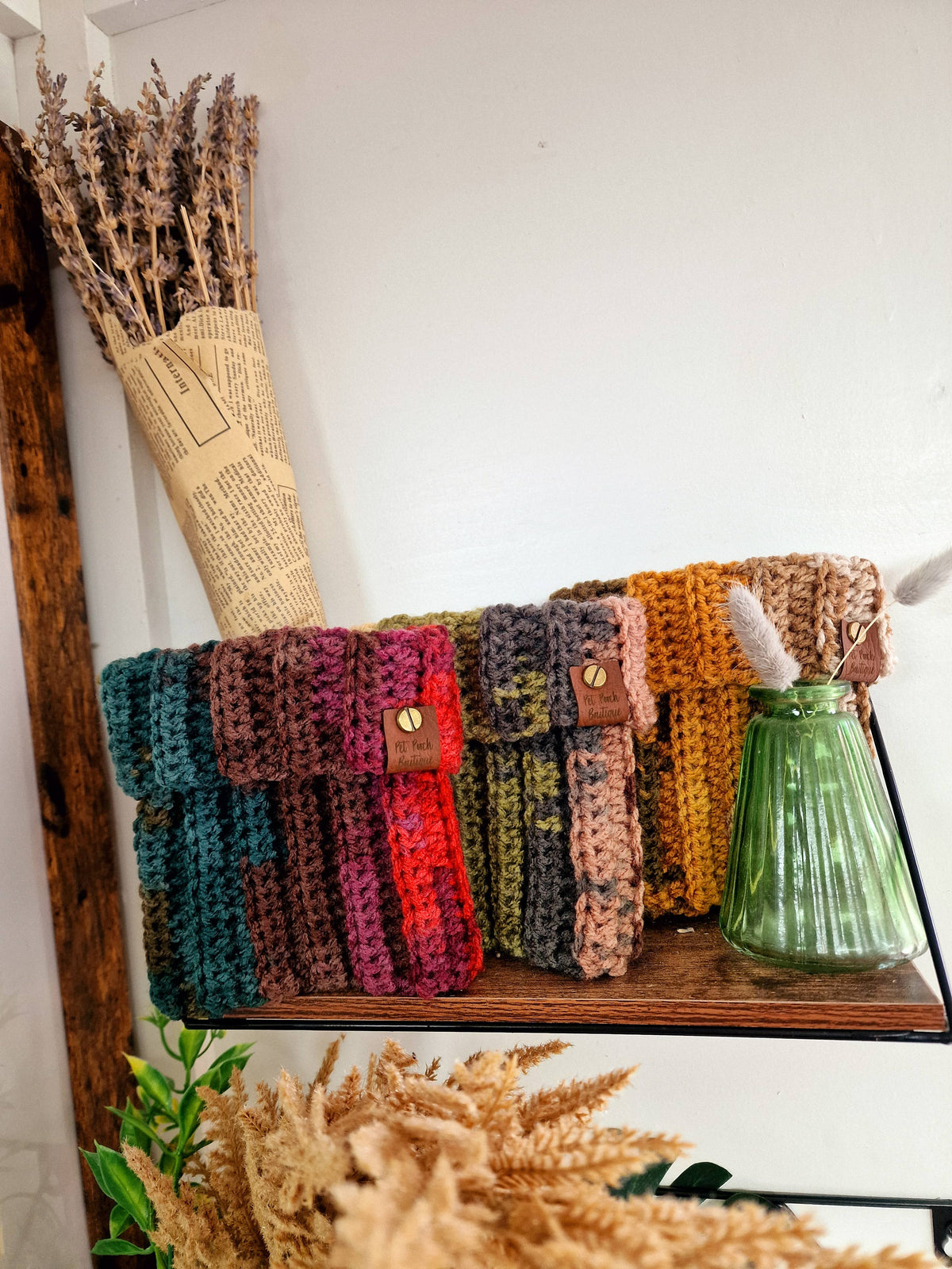 Cosy Cottage Knitted Dog Snood - Roll Top (UK handmade)