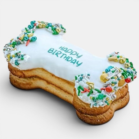 Birthday Cake Cookie Bone