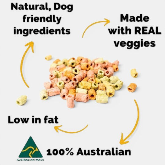 Vegetable Crunchies Dog Treats | Vegan Dog Treats | Low Fat