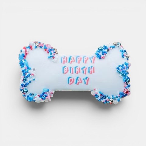 Birthday Cake Cookie Bone