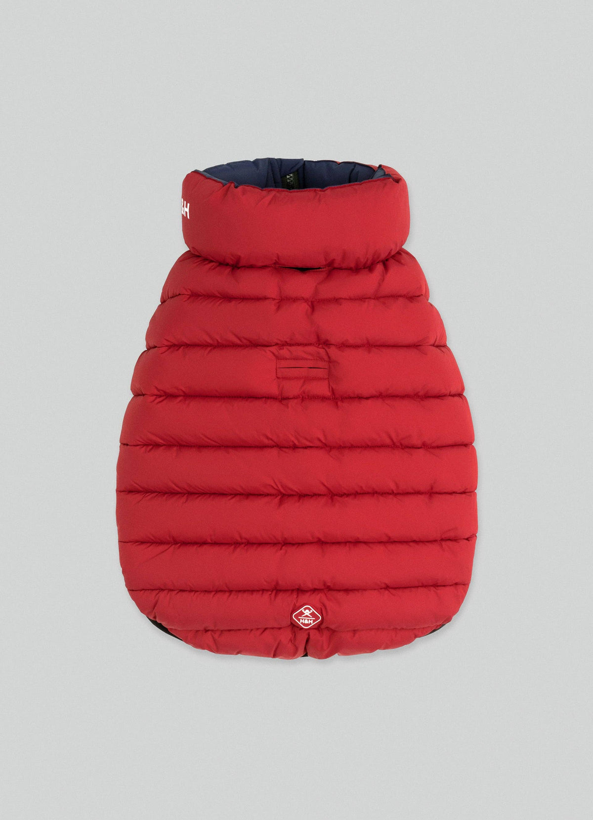 Hackett x Hugo Hudson Dog Puffer Jacket - Navy & Berry