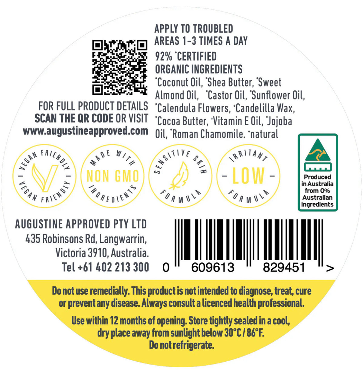 Augustine’s Superbalm
