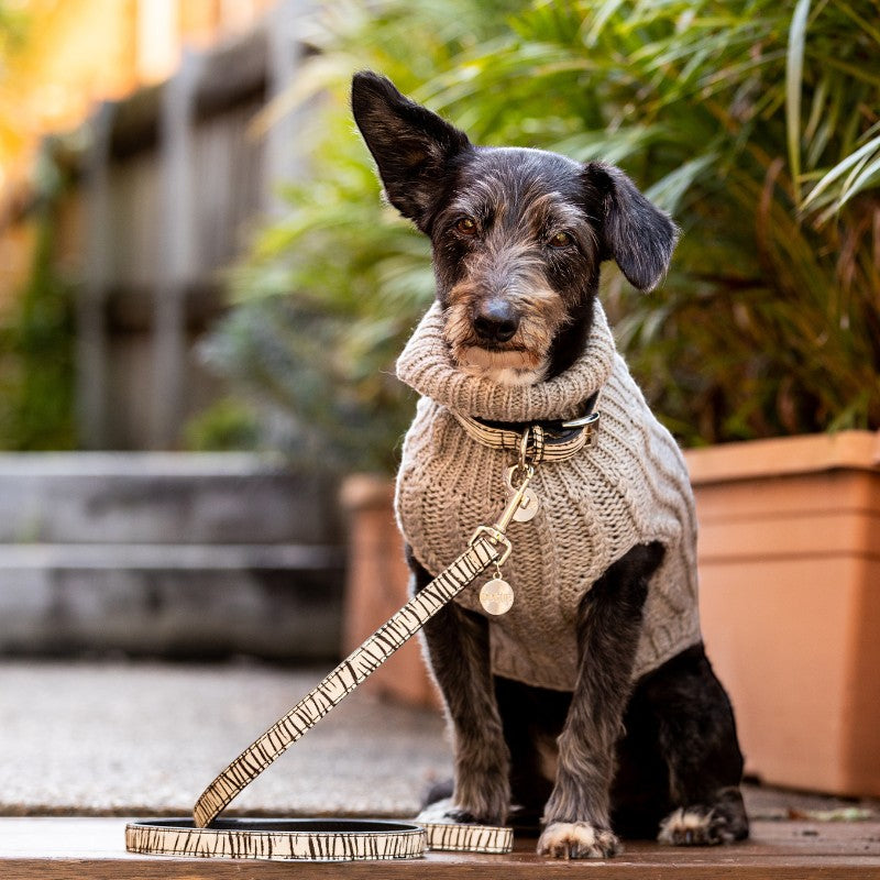 DOGUE Cable Knit Dog Jumper