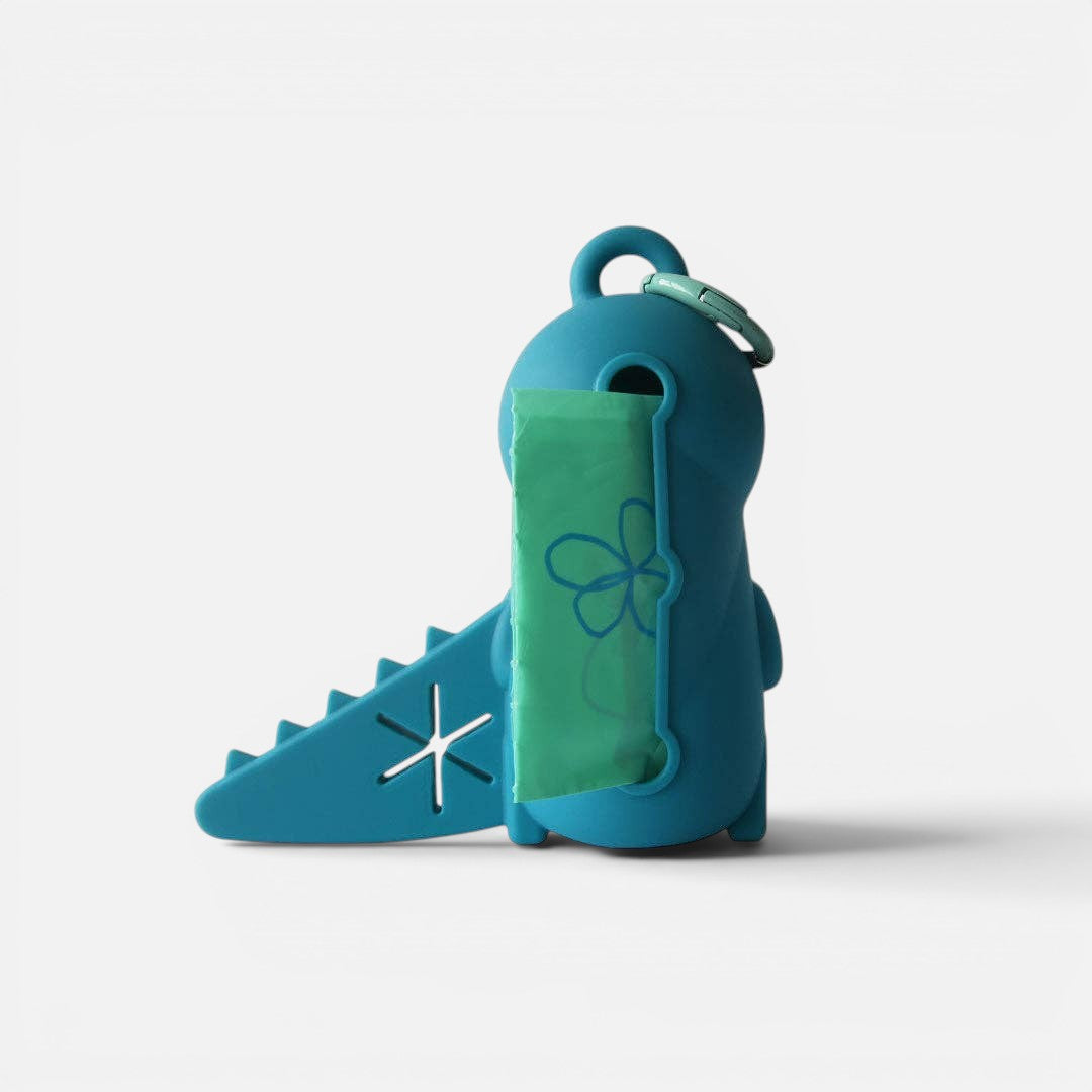 Forest Dino Poop Bag Holder