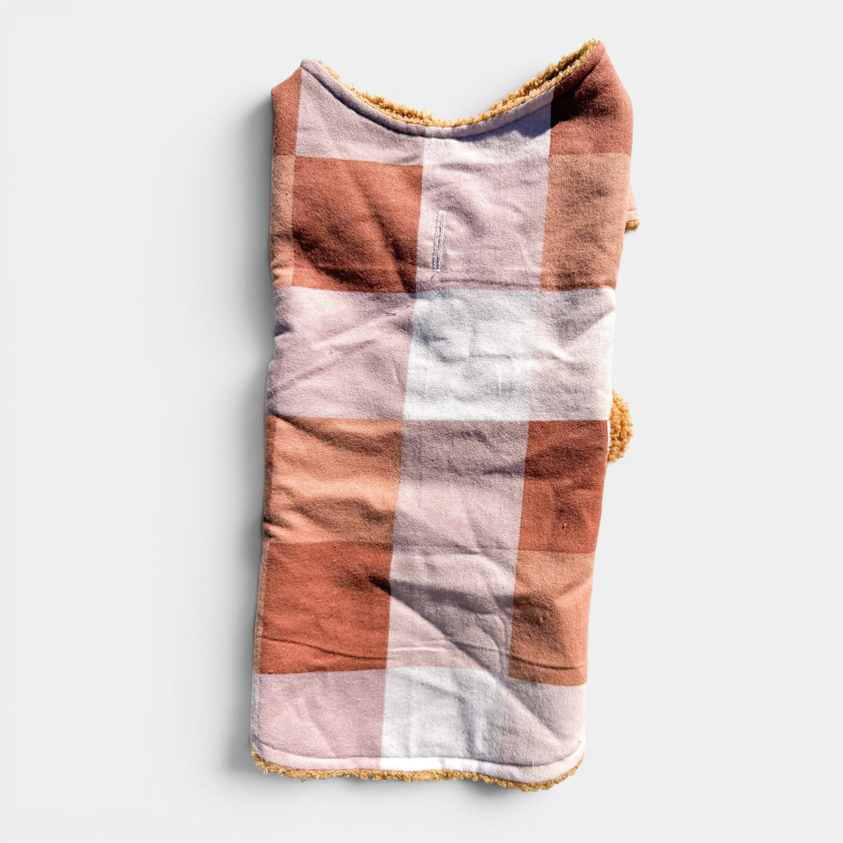Pink Check Dog Jacket