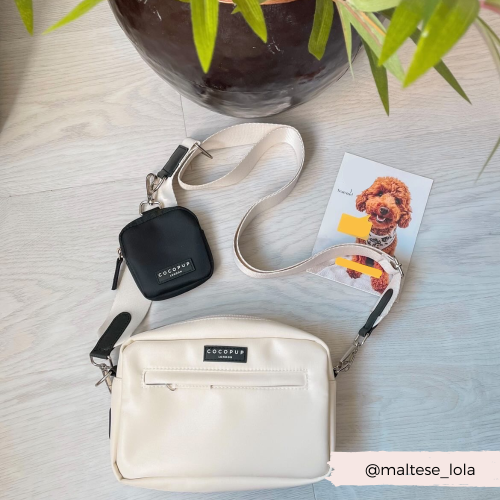 Dog Walking Bag - Oyster White