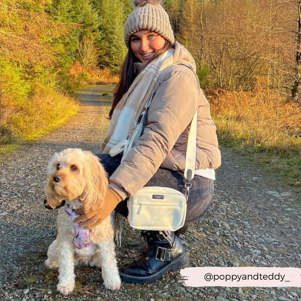 Dog Walking Bag - Oyster White