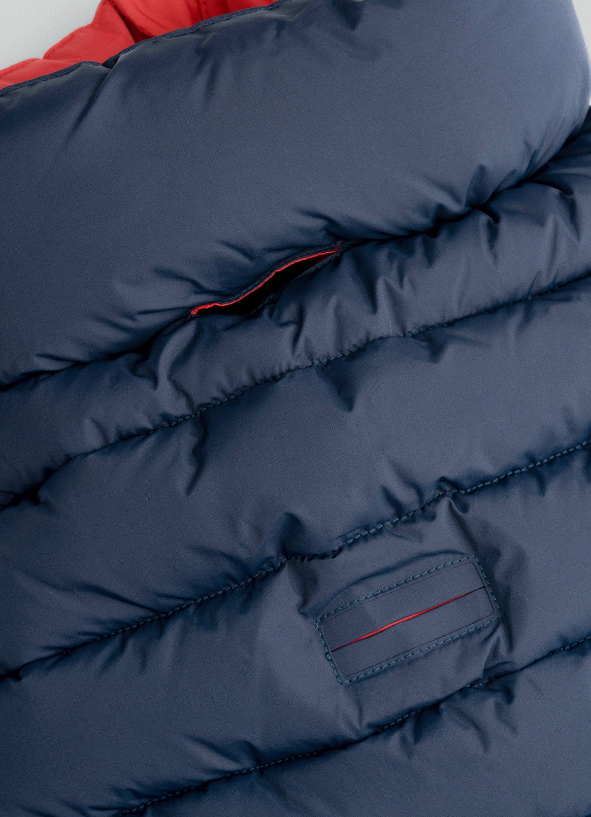 Hackett x Hugo Hudson Dog Puffer Jacket - Navy & Berry