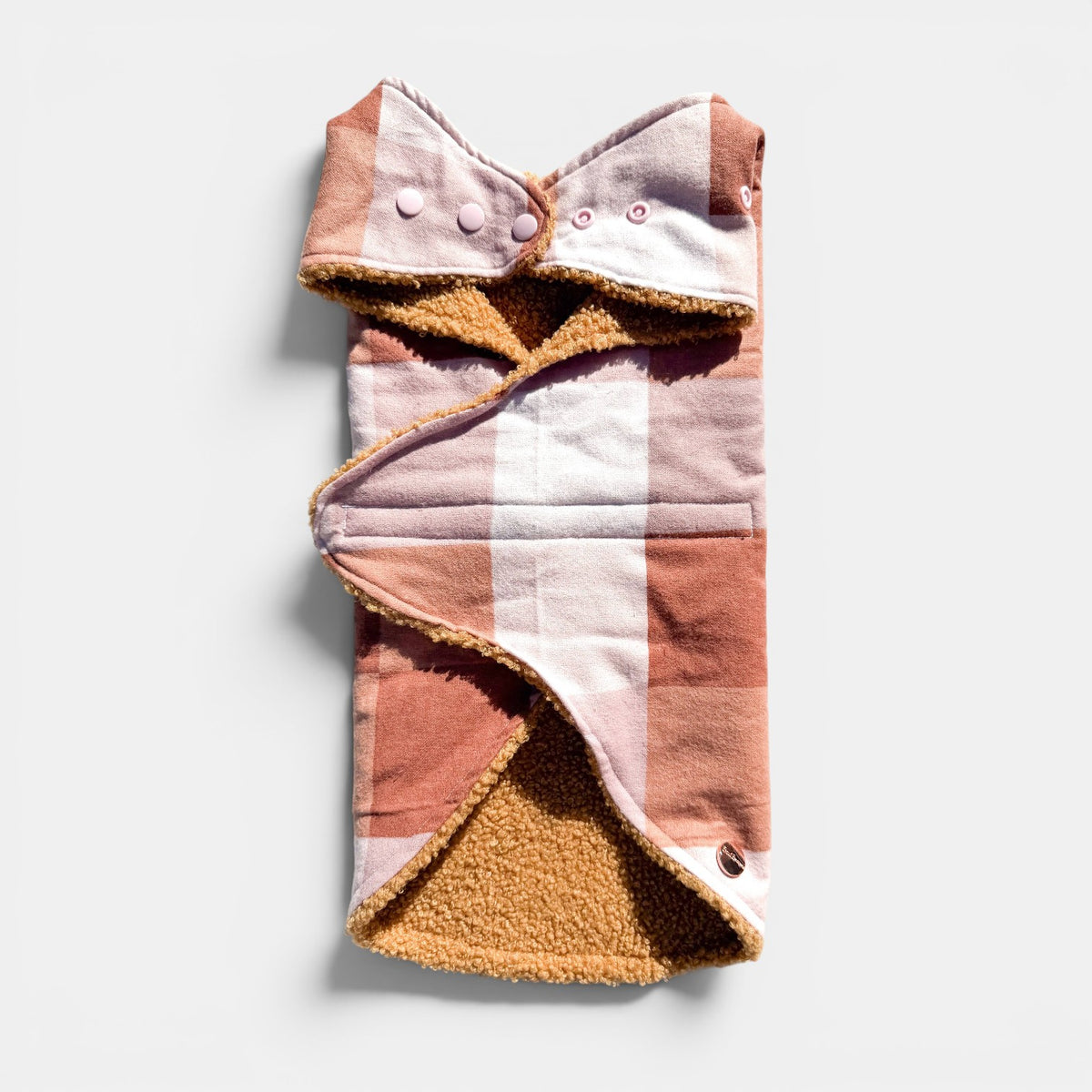 Pink Check Dog Jacket