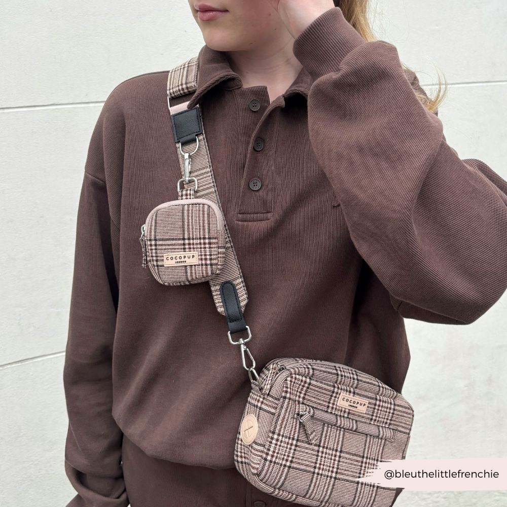 Dog Walking Bag - Pup Plaid