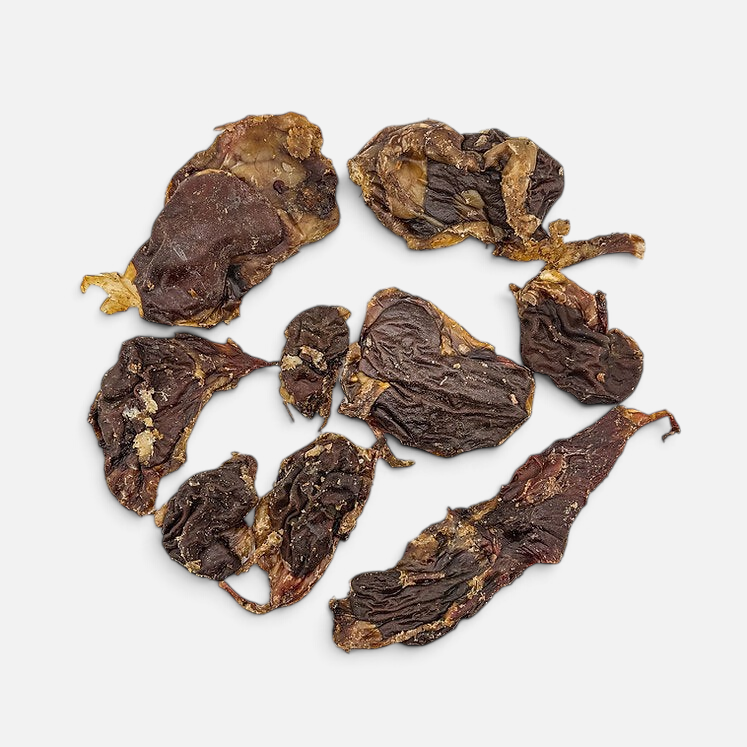 The Dog Emporium dried kangaroo kidney organ meat treats for dogs, rich in nutrients and single-ingredient.