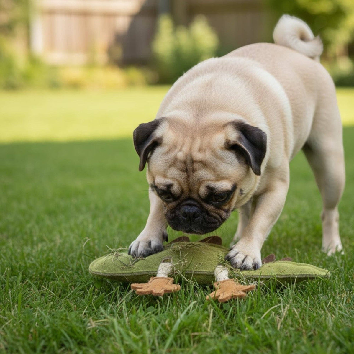 Larry Lizard Dog Toy - Green