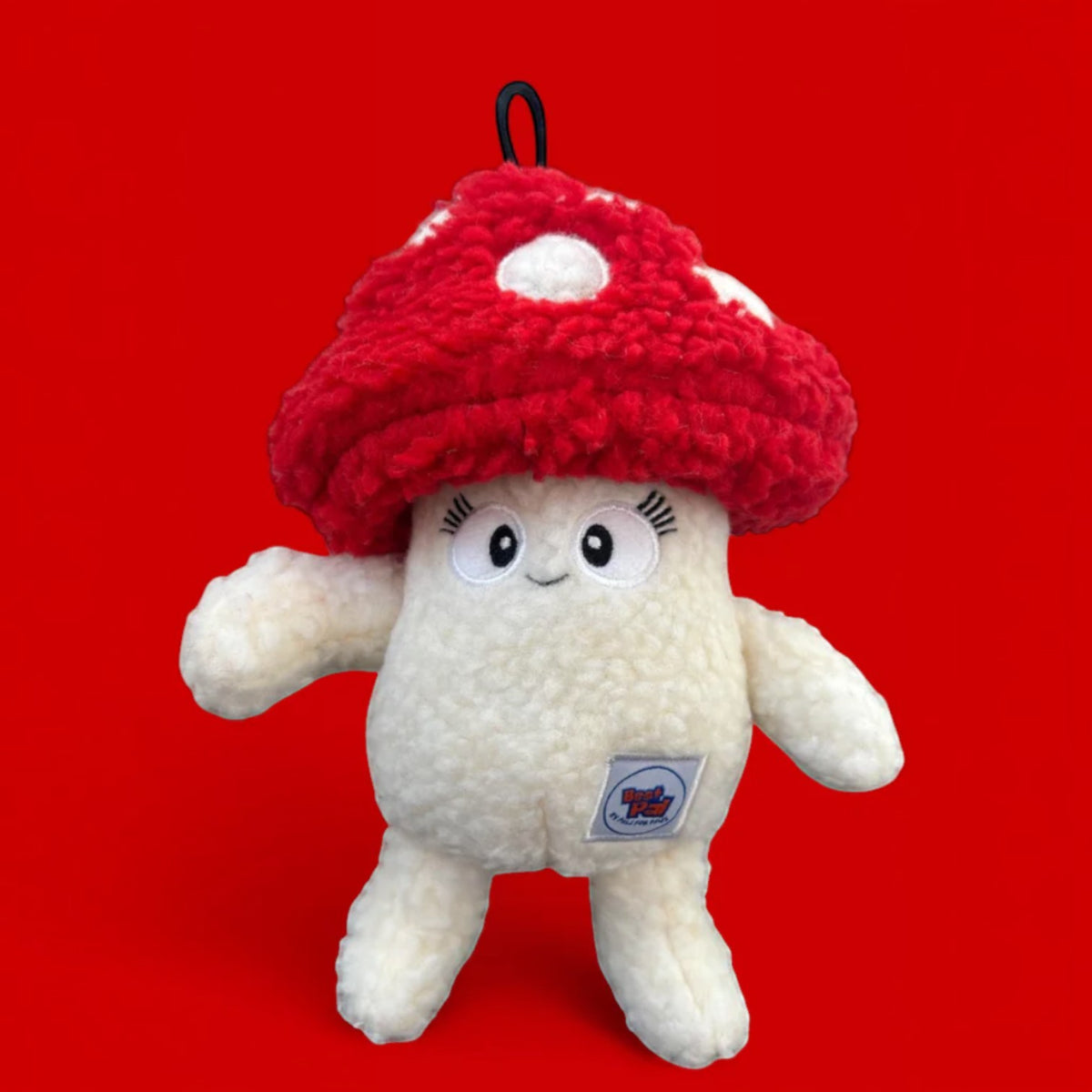 Tiny the toadstool-treat hiding plush dog toy-Eco friendly