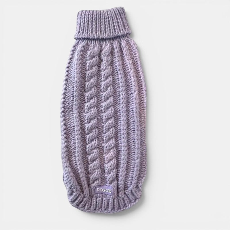 DOGUE Cable Knit Dog Jumper