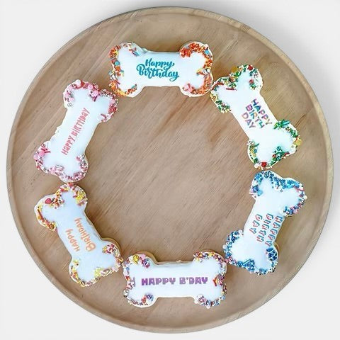 Birthday Cake Cookie Bone