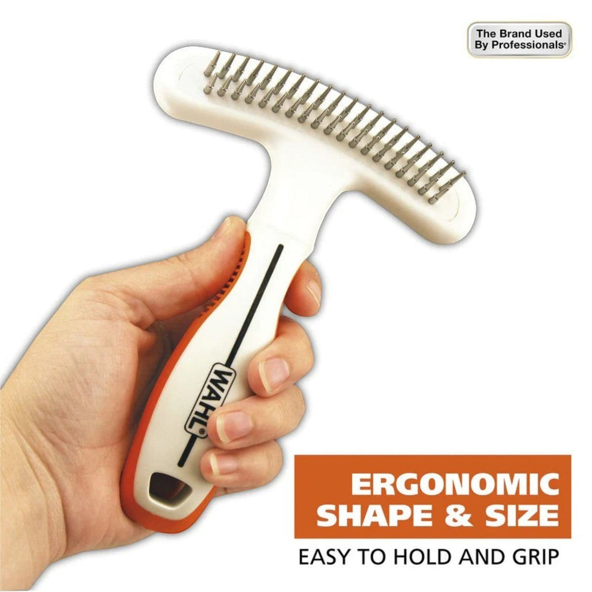 Wahl 2-in-1 Double Row Rake with Shedding Blade