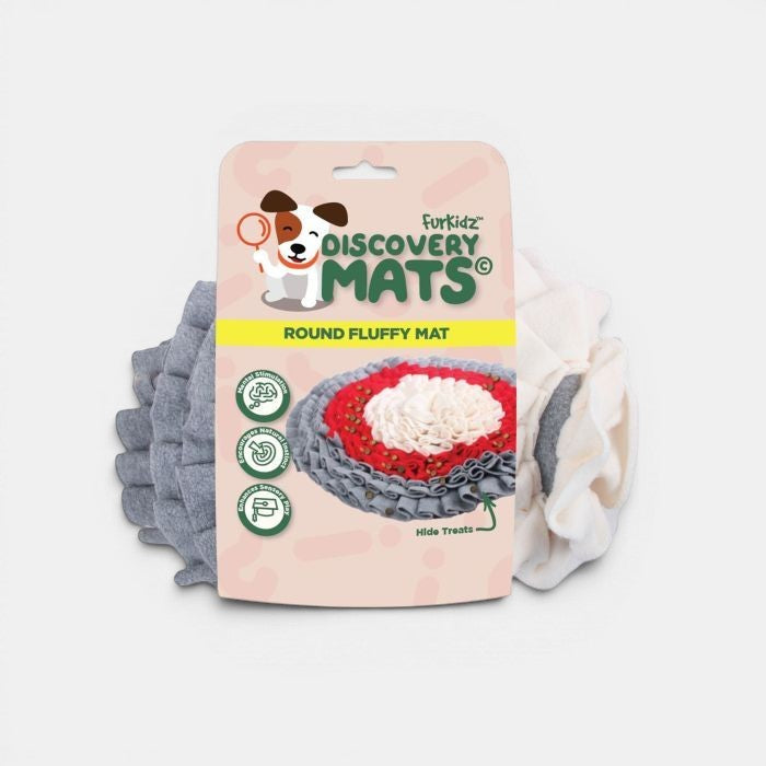 Dig It Play & Treat Round Fluffy Mat
