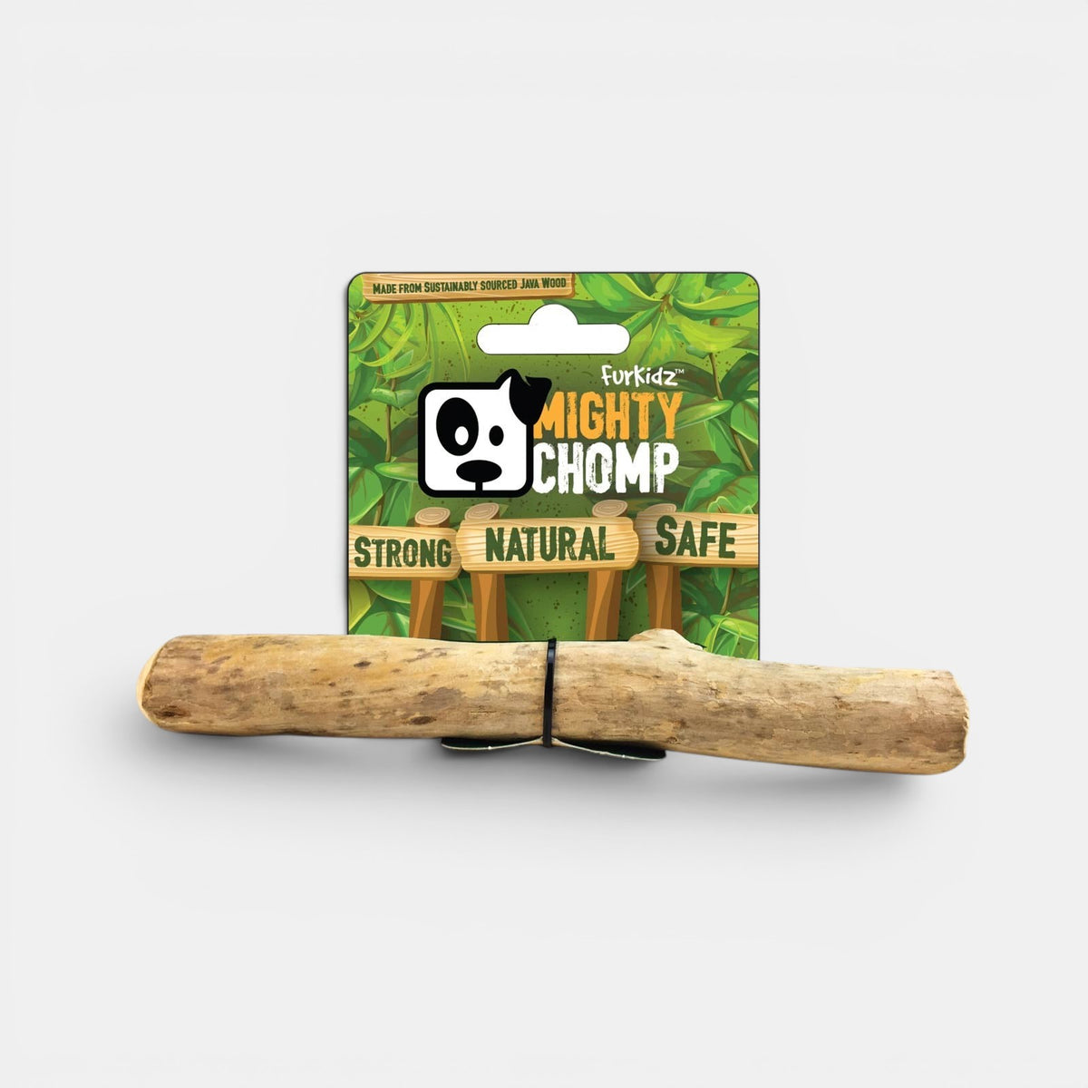 Furkidz Mighty Chomp Strong Natural Coffee Java Wood Stick Small Toy For Dogs