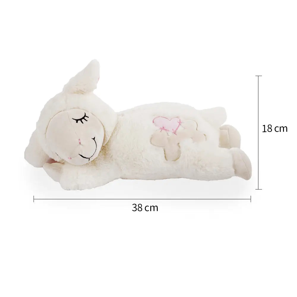 Little Buddy Heart Beat Sheep Soft Dog Toy