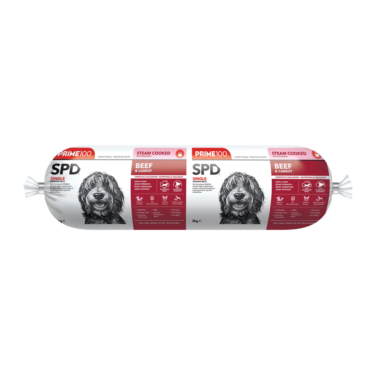 SPD™ Fresh Roll Beef & Carrot 2kg