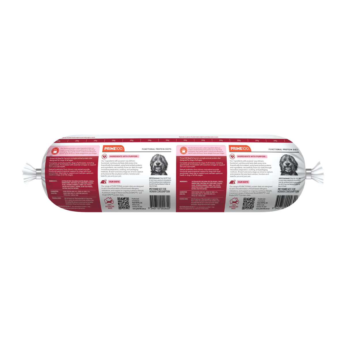 SPD™ Fresh Roll Beef & Carrot 2kg