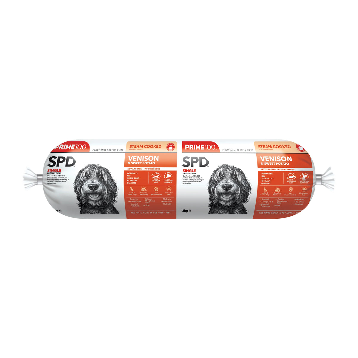 SPD™ Fresh Roll Venison & Sweet Potato