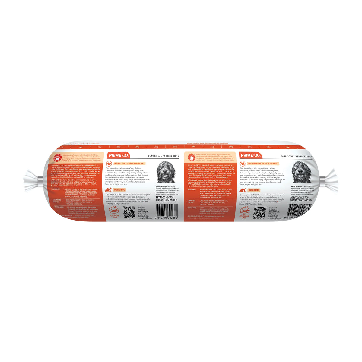 SPD™ Fresh Roll Venison & Sweet Potato
