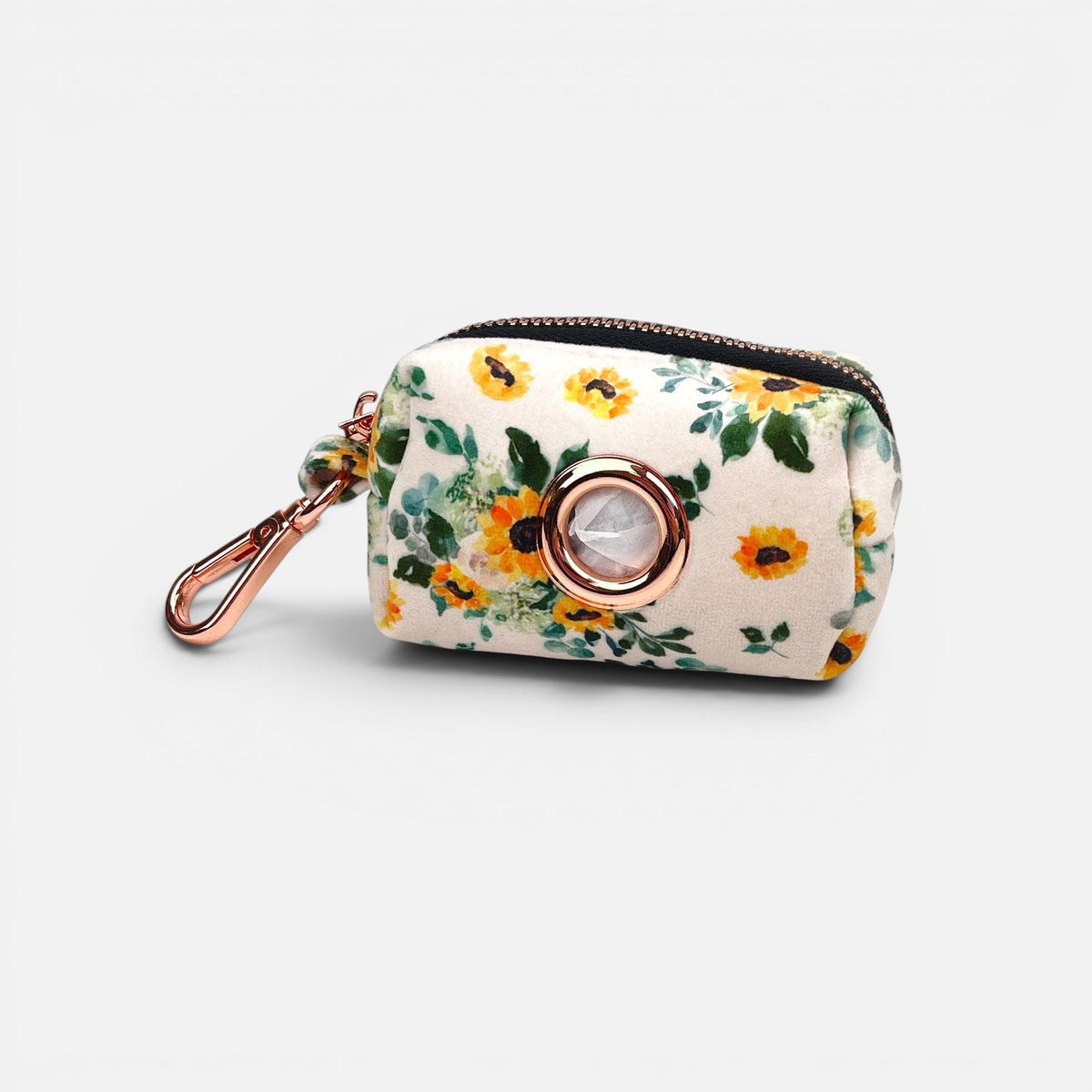 Velvet Dog Poop Bag Holder // Sunflower Child