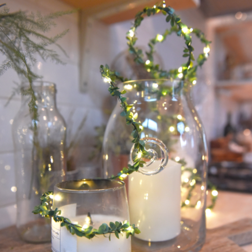 Greenery Light String - Foliage Style Garland
