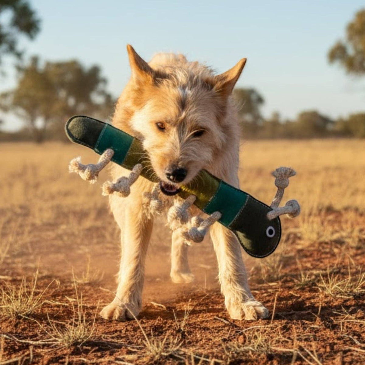 Gerti the Greeny Grub Dog Toy