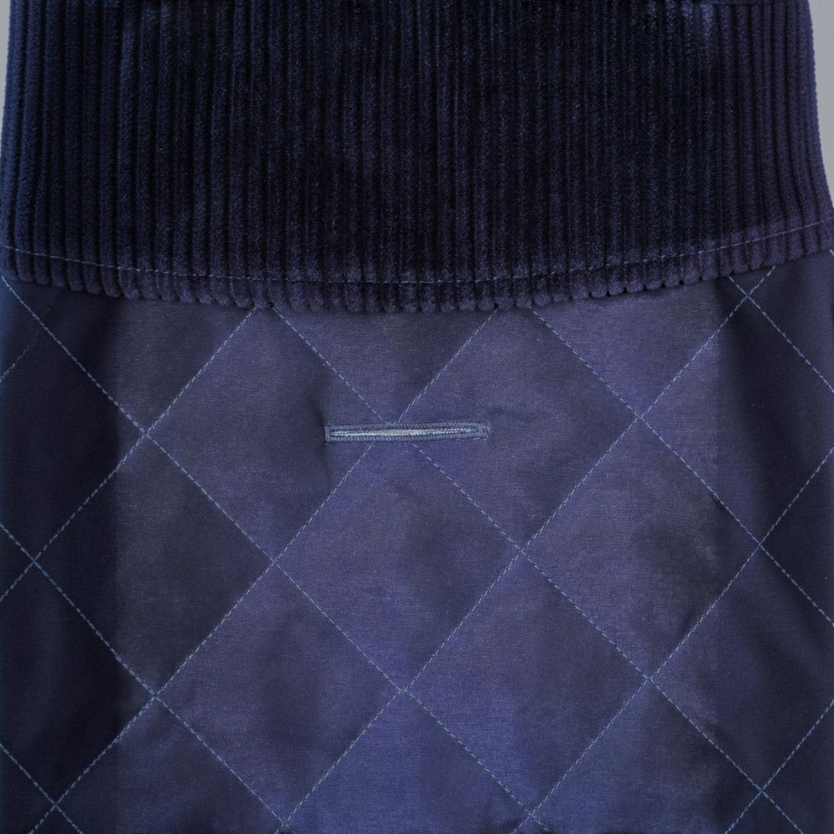 Hackett x Hugo Hudson Navy Quilted Dog Jacket