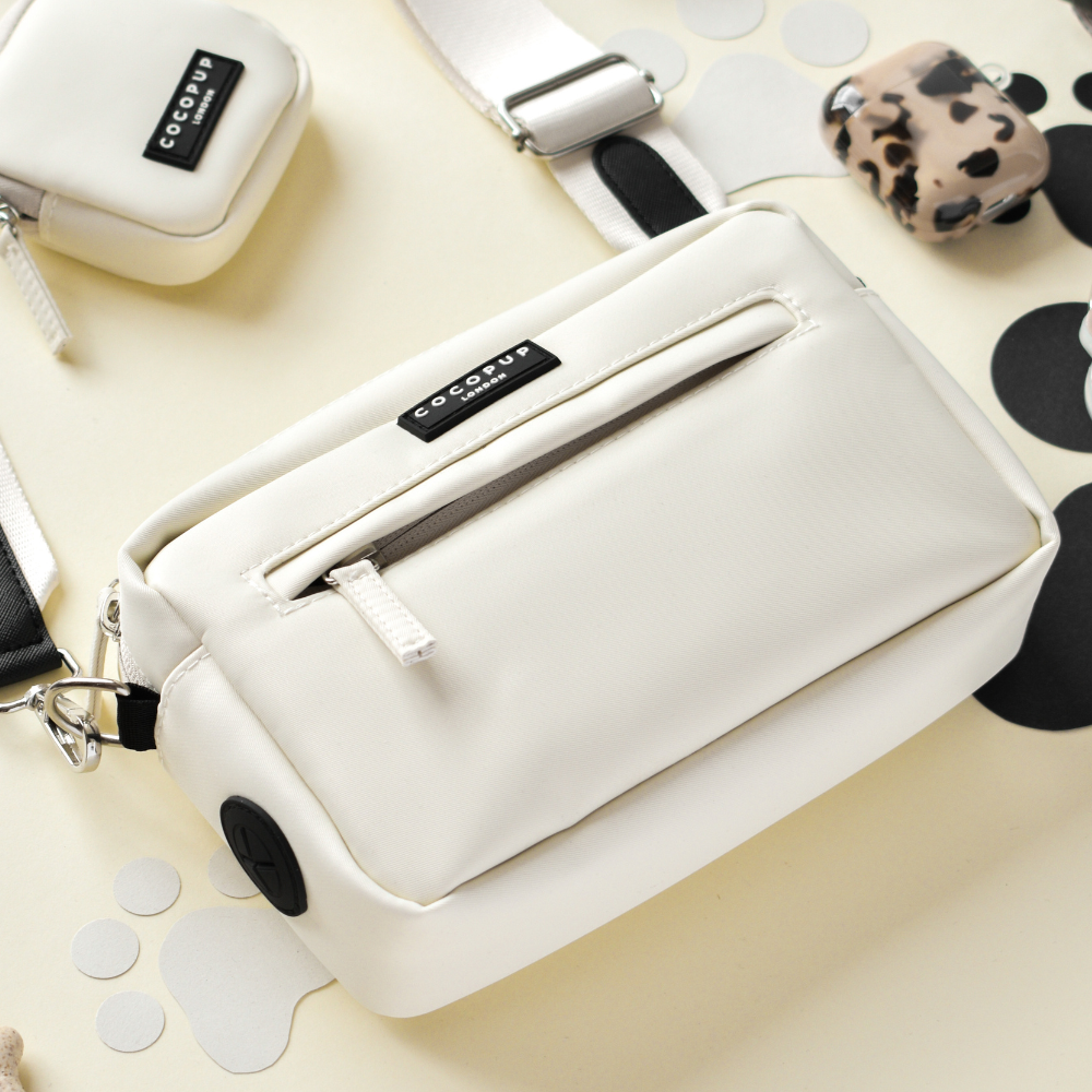 Dog Walking Bag - Oyster White