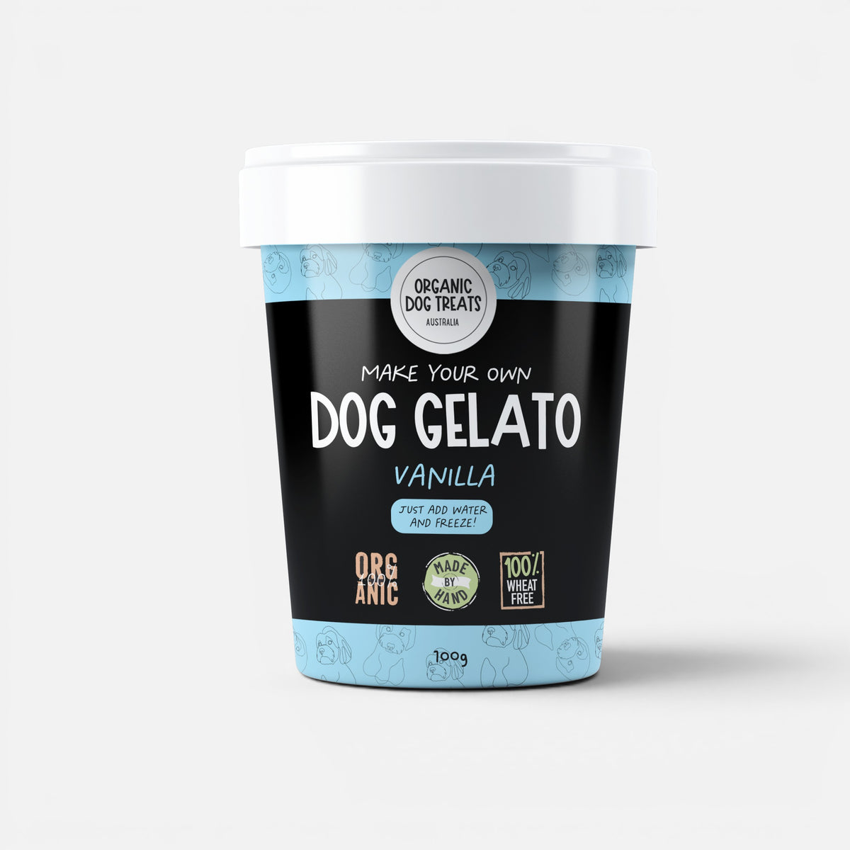 100% Organic Dog Gelato Kit  🍦🐶 - Vanilla