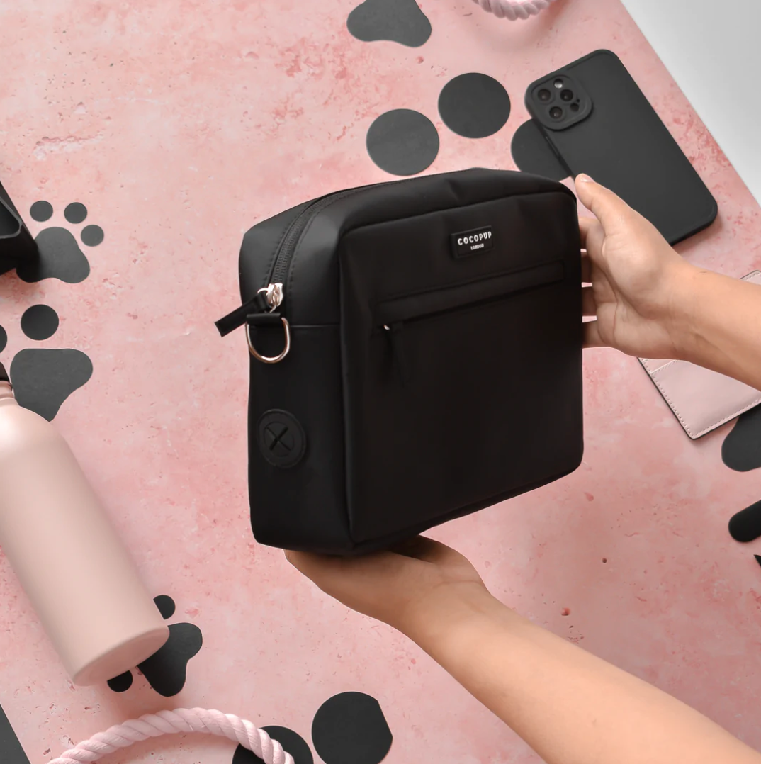 Large Dog Walking Bag - Black