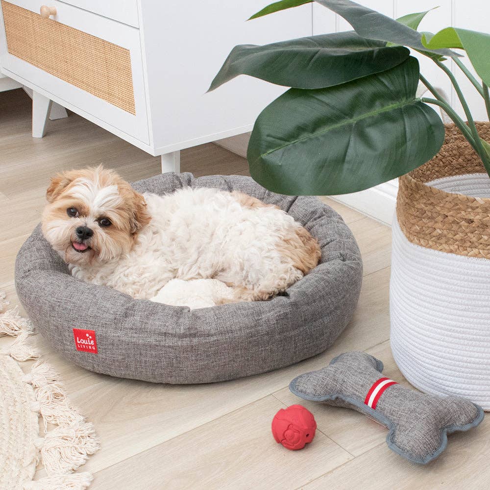 Louie Living Donut Lounger (Grey) - Medium