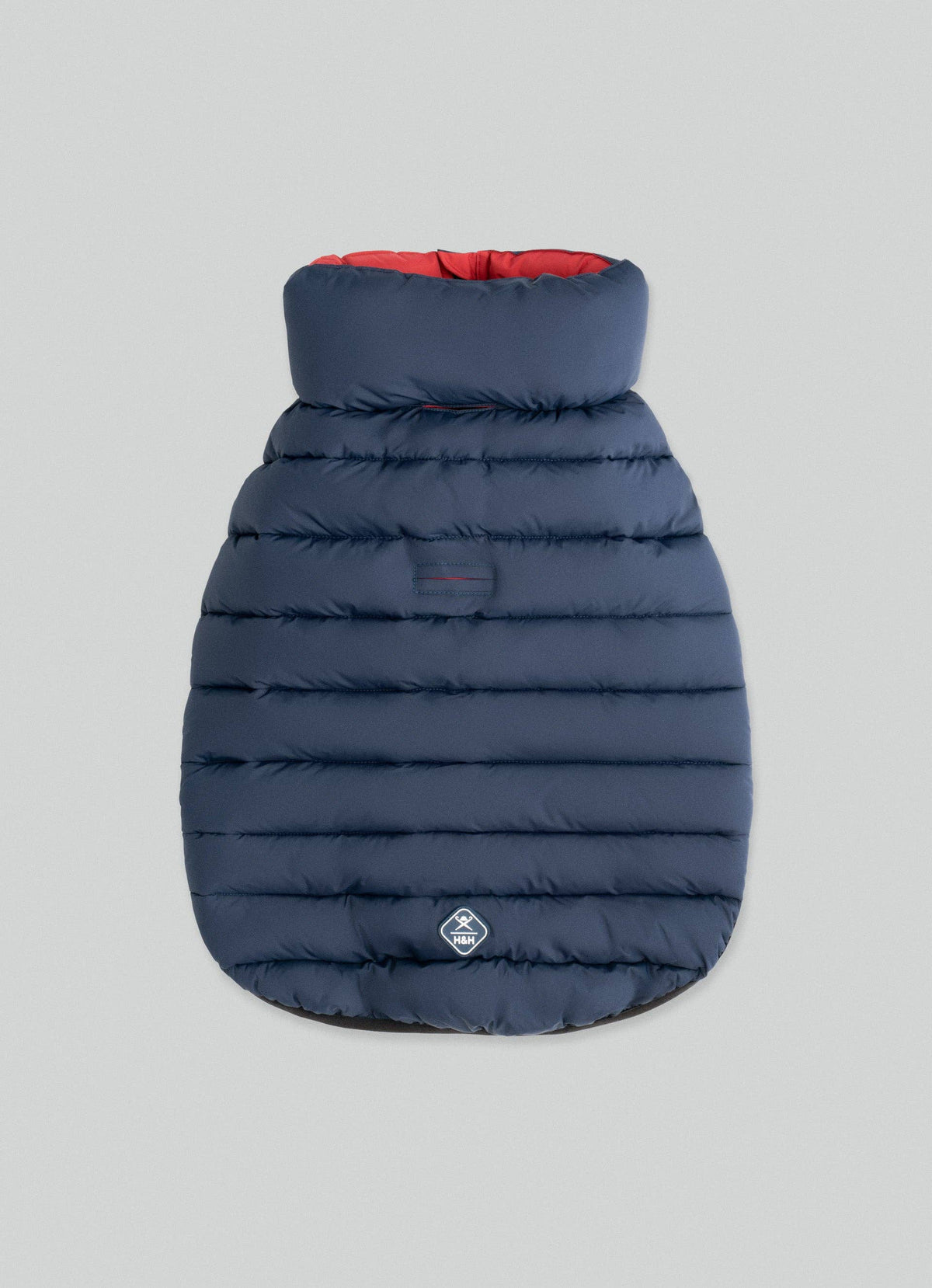 Hackett x Hugo Hudson Dog Puffer Jacket - Navy & Berry