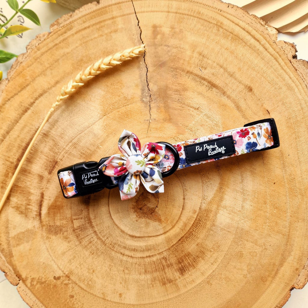 Little Enchanted Meadows Floral Flower Collar Accessory