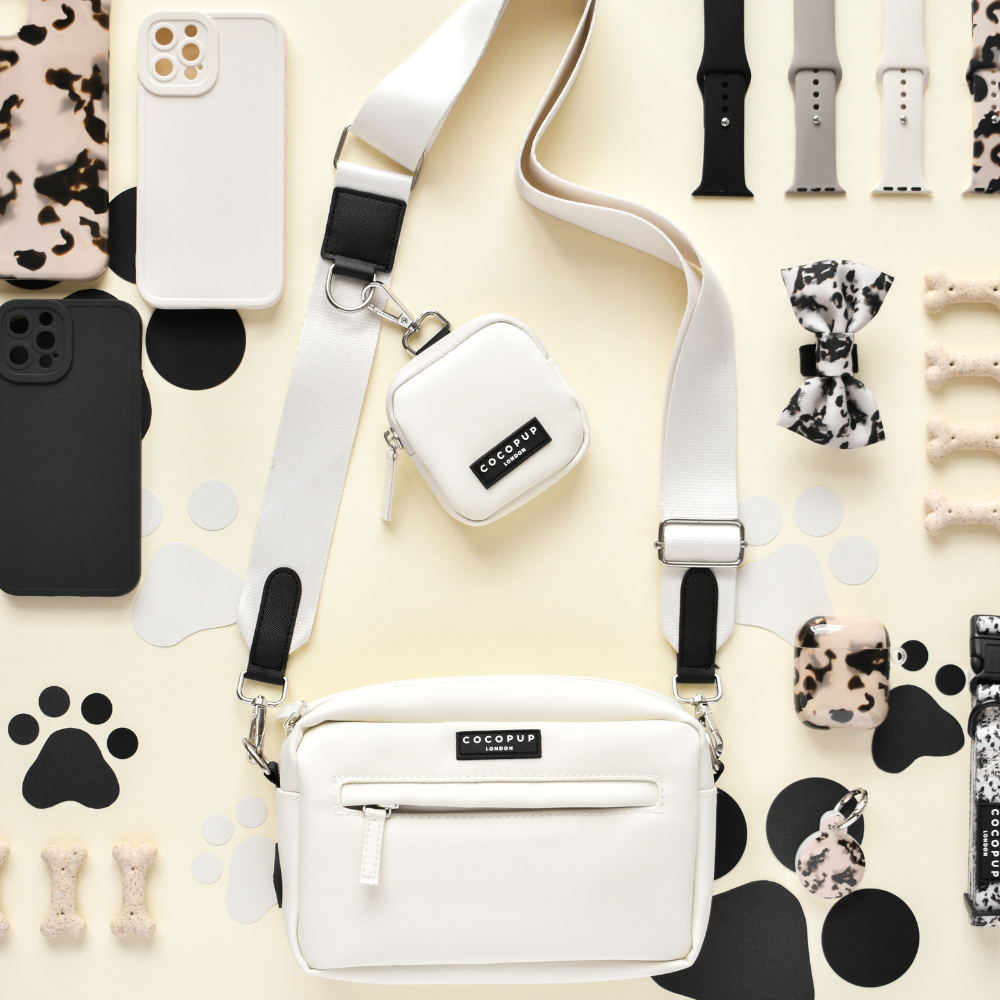 Dog Walking Bag - Oyster White