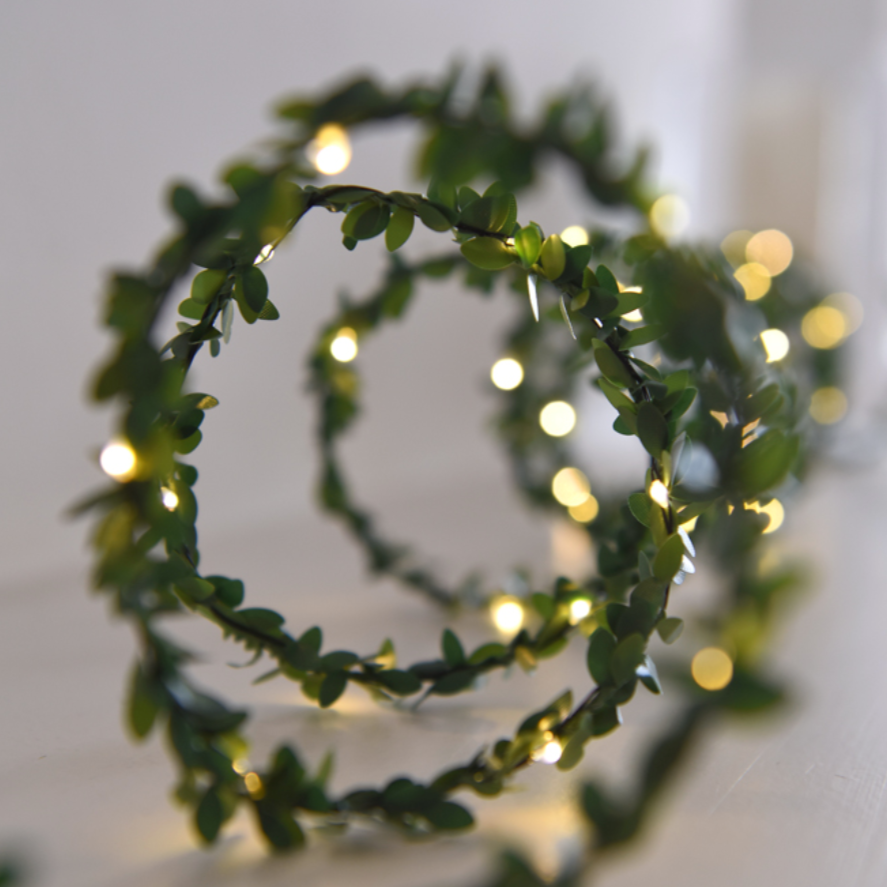 Greenery Light String - Foliage Style Garland
