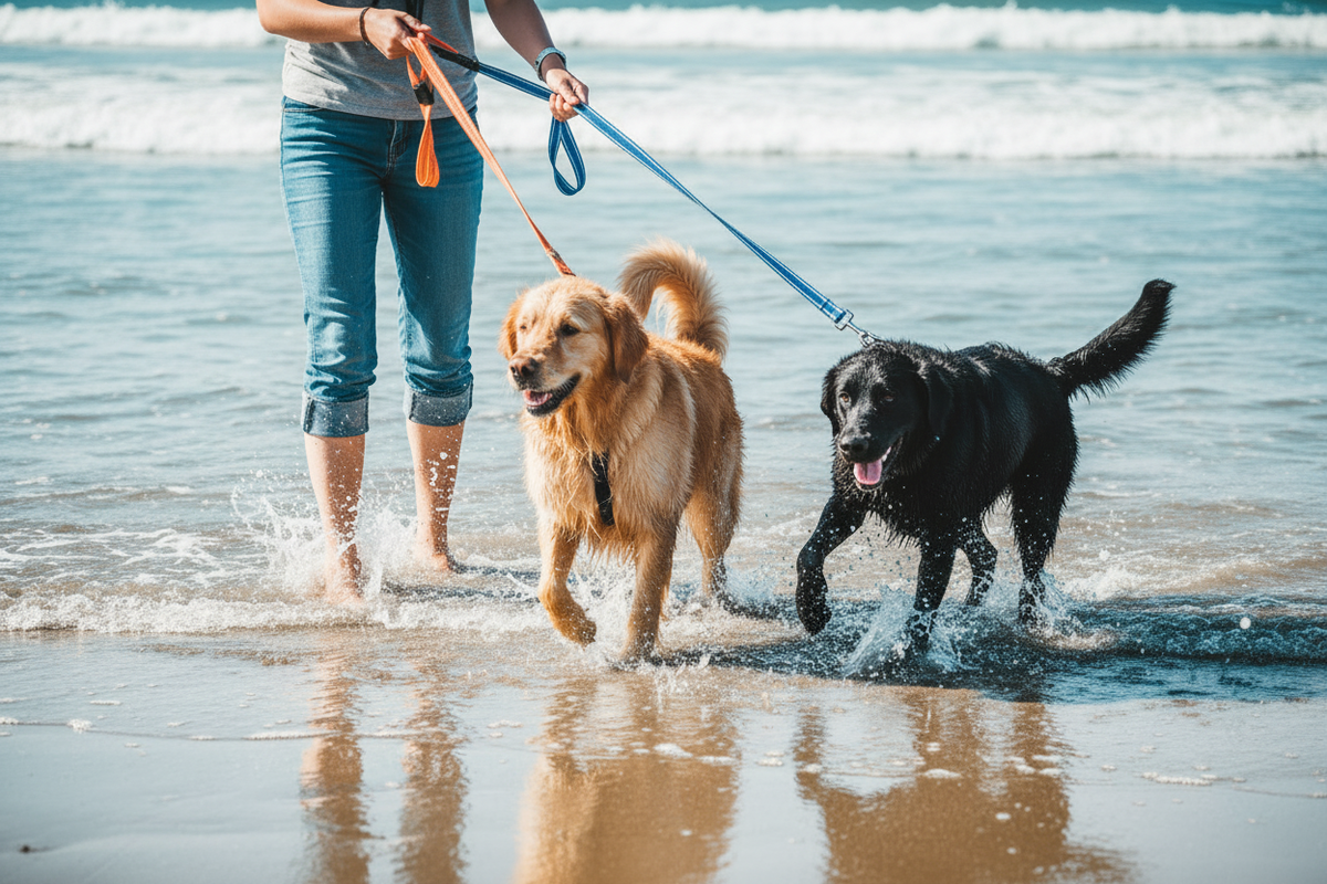 Lighter beach dogs hero image